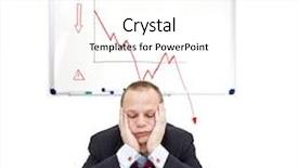  Presentation with economic - PPT layouts with table illustrating the poor economic background and a white colored foreground