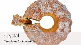  Presentation with taxes - Beautiful presentation theme featuring dessert symbolic photo for tax backdrop and a soft green colored foreground