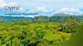  Presentation with tourist - Audience pleasing PPT layouts consisting of destination and a major tobacco backdrop and a sky blue colored foreground