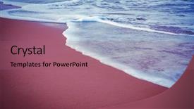  Presentation with abstract wave - PPT layouts enhanced with destination art of visual effects background and a violet colored foreground