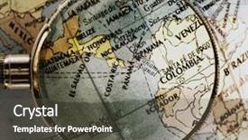  Presentation with central america - Cool new presentation theme with destination central america backdrop and a dark gray colored foreground