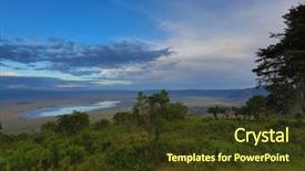  Presentation with unesco - Slides having destination for safaris this conservation background and a tawny brown colored foreground