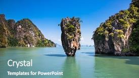  Presentation with james bond - Colorful PPT theme enhanced with destination known as james bond backdrop and a teal colored foreground