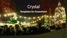  Presentation with vienna - Slides enhanced with destination marketing - christmas market in vienna background and a wine colored foreground