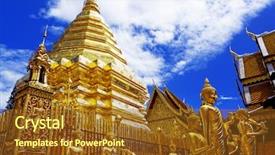  Presentation with chiang mai - Amazing presentation theme having destination of chiang mai thailand backdrop and a  colored foreground