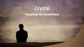  Presentation with pacific - Amazing presentation having destiny - man looking out backdrop and a gray colored foreground