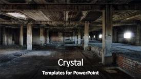  Presentation with old church building - Cool new presentation with destroying home - interior of an old abandoned backdrop and a wine colored foreground