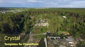  Presentation with summer camp - Cool new slides with destruction-of-the-remnants backdrop and a tawny brown colored foreground
