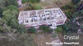  Presentation with patriots - Presentation theme enhanced with destruction-of-the-remnants background and a gray colored foreground