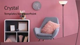  Presentation with elegant - Amazing presentation design having detail - elegant room interior with comfortable backdrop and a coral colored foreground