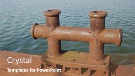  Presentation with chernobyl - Cool new presentation theme with detail abandoned vessel lost city near chernobyl area modern ruins ukraine kiev region backdrop and a coral colored foreground