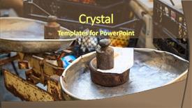  Presentation with old style - Slides consisting of old style scale with rusty background and a tawny brown colored foreground