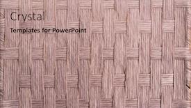  Presentation with weaving - Cool new presentation with detail-hand-craft-of-weaving backdrop and a coral colored foreground