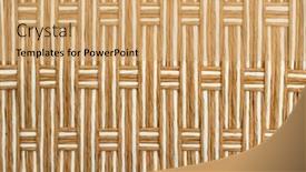  Presentation with weaving - Colorful slides enhanced with detail-hand-craft-of-weaving backdrop and a coral colored foreground