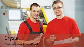  Presentation with cnc machine tool milling - Amazing presentation design having barrista - break tea coffee time relax backdrop and a light gray colored foreground.