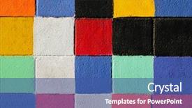  Presentation with facade - Theme enhanced with detail of a painted tiled background and a ocean colored foreground