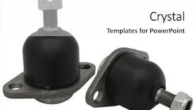  Presentation with suspension - PPT theme enhanced with detail of a suspension background and a white colored foreground