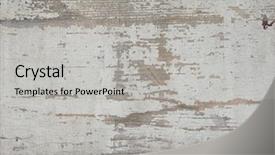  Presentation with paint - Audience pleasing presentation design consisting of detail of a vintage door backdrop and a light gray colored foreground