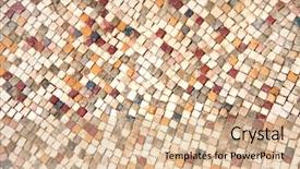  Presentation with middle east - Theme having detail of ancient byzantine natural background and a coral colored foreground