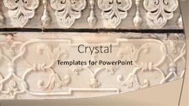  Presentation with taj mahal - Theme enhanced with detail-of-ancient-floral-bas background and a lemonade colored foreground