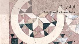  Presentation with ancient ruins - Presentation with detail-of-ancient-natural-marble background and a mint green colored foreground