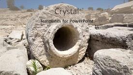  Presentation with plumbing - Cool new theme with detail of antique plumbing in archaeological excavations in cyprus backdrop and a mint green colored foreground