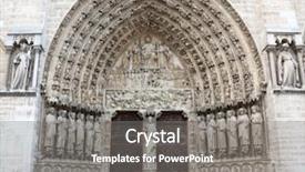  Presentation with notre dame - Amazing presentation design having detail of cathedral notre dame backdrop and a gray colored foreground