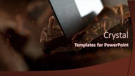  Presentation with chisel - Amazing slide set having detail-of-chisel-cutting backdrop and a wine colored foreground