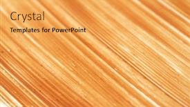  Presentation with spread - Presentation design enhanced with detail-of-chocolate-spread-daub background and a yellow colored foreground