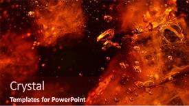  Presentation with drink beverages - Colorful presentation theme enhanced with detail-of-cola-drink backdrop and a wine colored foreground