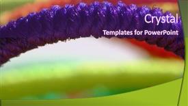  Presentation with rope - Audience pleasing slides consisting of detail of colorful rope backdrop and a violet colored foreground