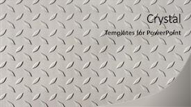  Presentation with diamond plate - Presentation with detail of diamond plate steel background and a light gray colored foreground