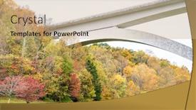  Presentation with forest bridge - Presentation enhanced with franklin tn with a forest background and a coral colored foreground