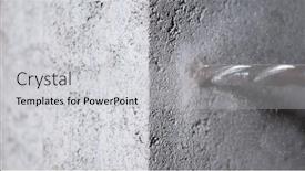  Presentation with drill - Audience pleasing PPT layouts consisting of detail-of-drill-making-hole backdrop and a light gray colored foreground