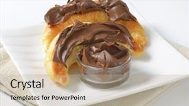  Presentation with spread - Cool new presentation with french breakfast consists of butter backdrop and a mint green colored foreground