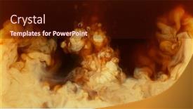  Presentation with drink beverages - Audience pleasing presentation design consisting of detail-of-milk-mixing backdrop and a wine colored foreground