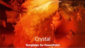  Presentation with milk - Theme featuring detail-of-milk-mixing background and a crimson colored foreground