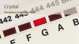  Presentation with note - Cool new slide deck with detail of notes and indicator backdrop and a lemonade colored foreground