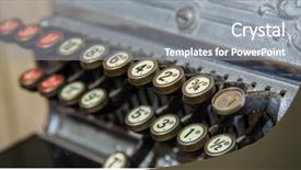  Presentation with naval map history old - Cool new PPT layouts with detail of old historic cash backdrop and a gray colored foreground