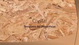  Presentation with wood texture - Beautiful slides featuring detail-of-osb-texture-wood backdrop and a coral colored foreground