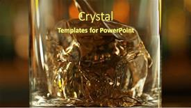  Presentation with whiskey - PPT layouts enhanced with detail-of-pouring-whiskey background and a tawny brown colored foreground