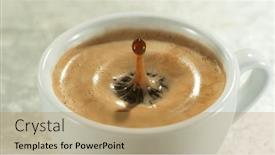  Presentation with whiskey - Theme having detail-of-pouring-whiskey background and a yellow colored foreground