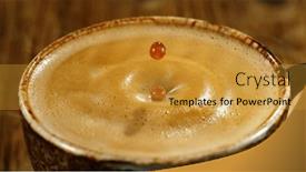  Presentation with whiskey - Presentation theme enhanced with detail-of-pouring-whiskey background and a gold colored foreground