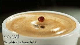  Presentation with whiskey - PPT layouts with detail-of-pouring-whiskey background and a yellow colored foreground