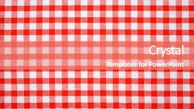  Presentation with napkin - Amazing presentation theme having detail of red and white backdrop and a coral colored foreground