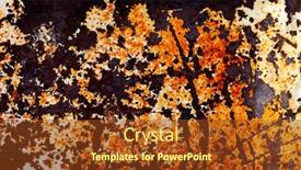  Presentation with steel - Amazing slide set having detail-of-rusted-metal-wall backdrop and a tawny brown colored foreground