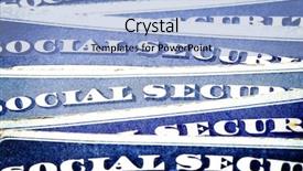  Presentation with social security - Amazing presentation having detail of several social security backdrop and a light blue colored foreground