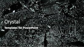  Presentation with shattered glass - Audience pleasing presentation design consisting of detail-of-shattered-glass backdrop and a dark gray colored foreground