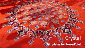  Presentation with carpet - PPT layouts having detail-of-the-carpet-inside background and a crimson colored foreground