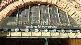  Presentation with australia melbourne - Slides with small cinema hangs this background and a white colored foreground